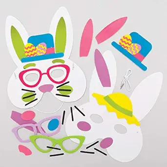 Easter activities for toddlers face masks for bunnies